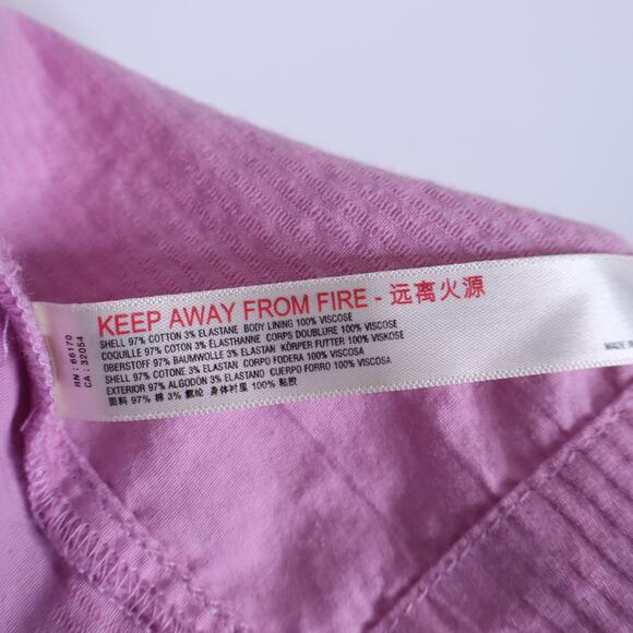 FREE PEOPLE Looking Stunning Midi Dress Pink Ruched Low Back Slit Hem Women's XS - Picture 14 of 15